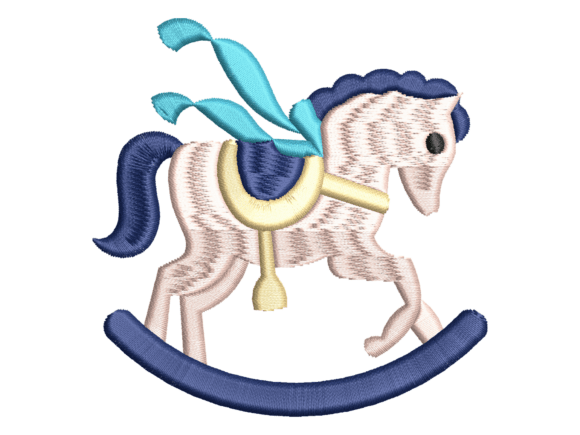 Cute Rocking Horse Embroidery: A Boutique Review