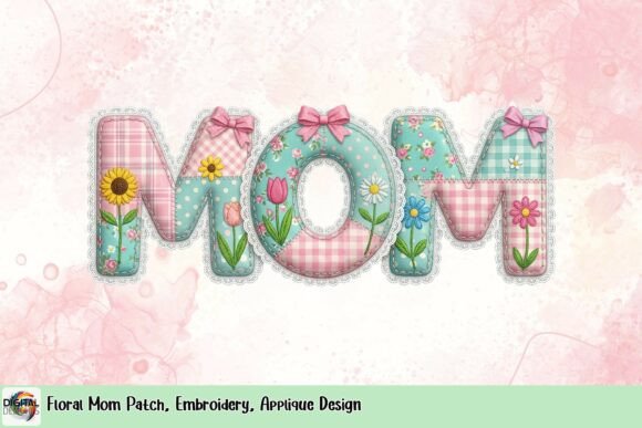 Floral Mom Patch: Embroidery & Applique Design Review