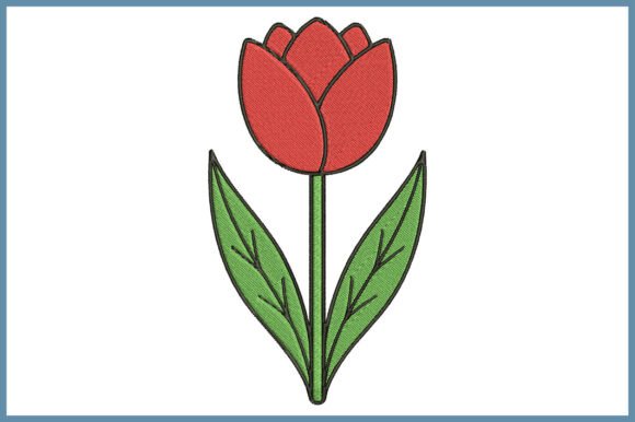 Red Tulip Embroidery Design: An Etsy Seller’s Review