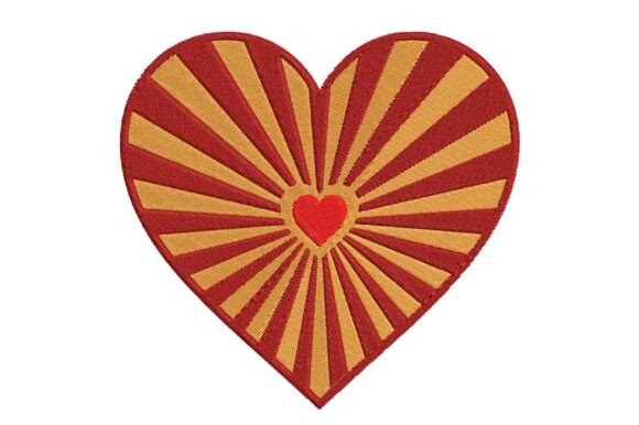 Sunburst Heart Embroidery: A Business Design Review